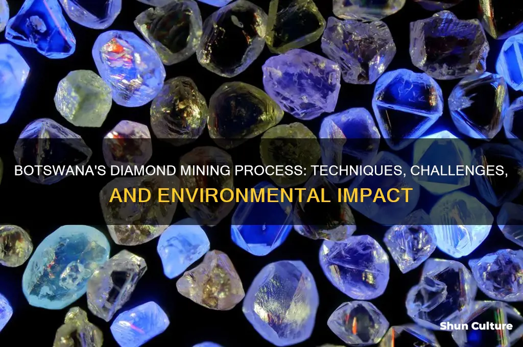 how are diamonds mined in botswana