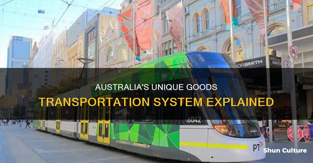 how are goods transported in australia