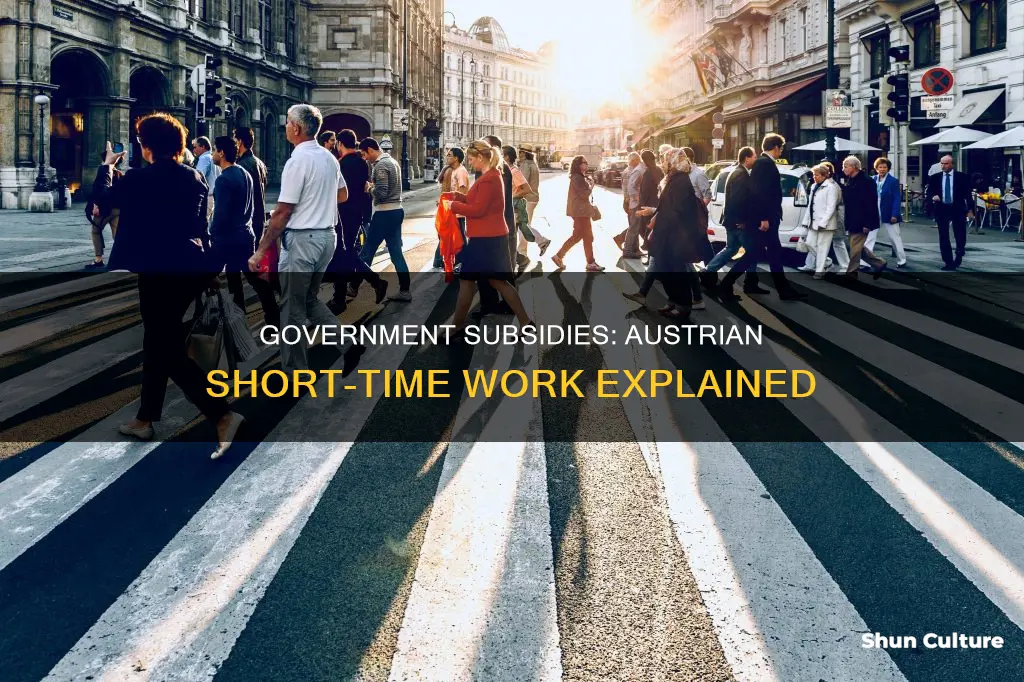 how are government subsidies paid for austrian short-time work