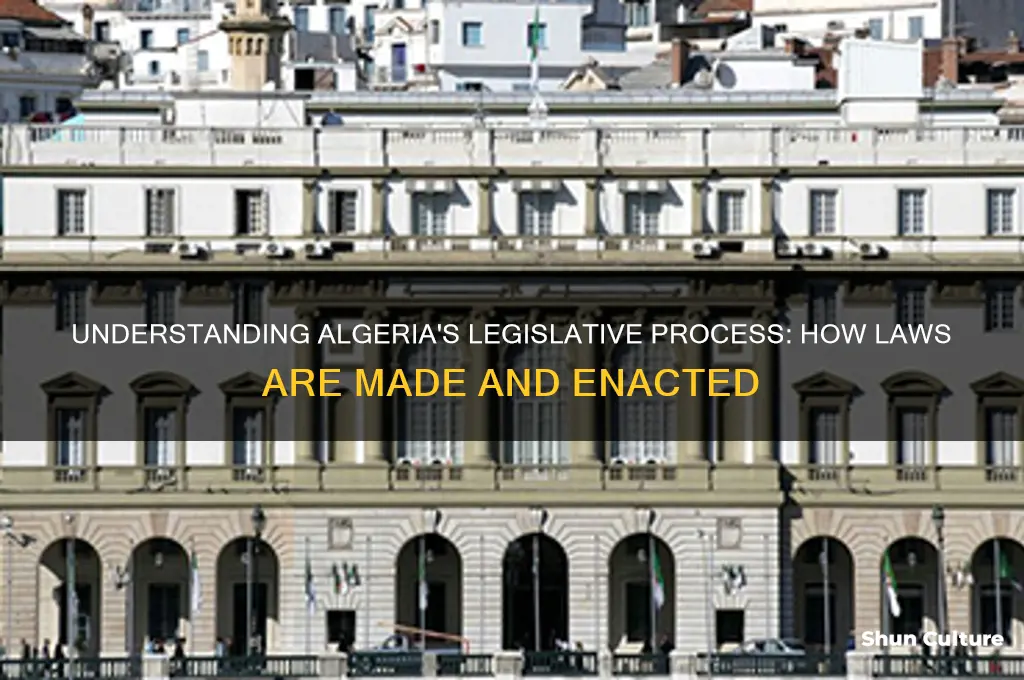 how are laws made in algeria