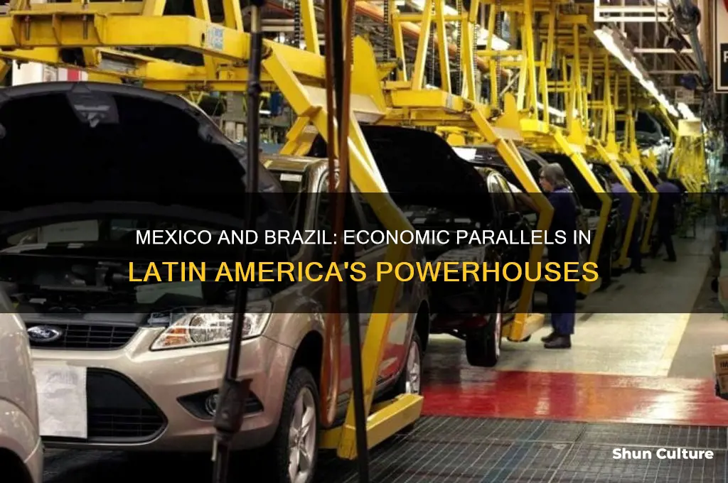 how are mexico and brazil similar economically
