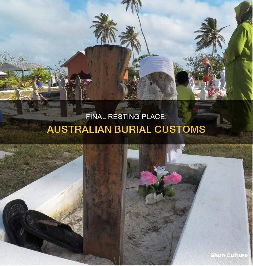 how are people buried in australia