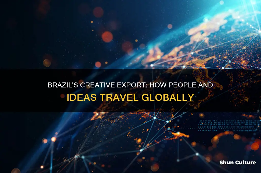 how are people goods ideas transported to in from brazil