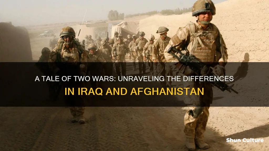 how are the wars in iraq and afghanistan different