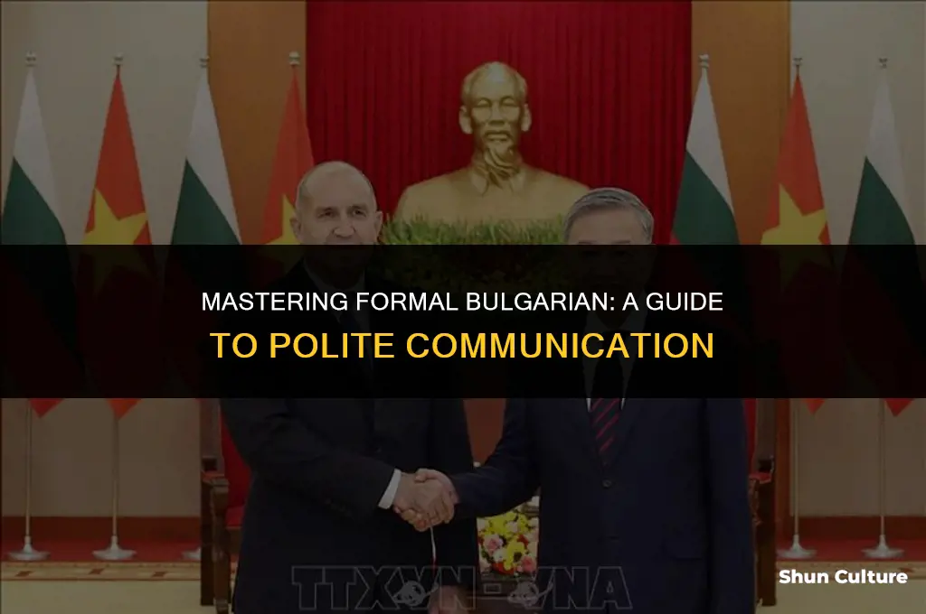 how are you formal bulgarian
