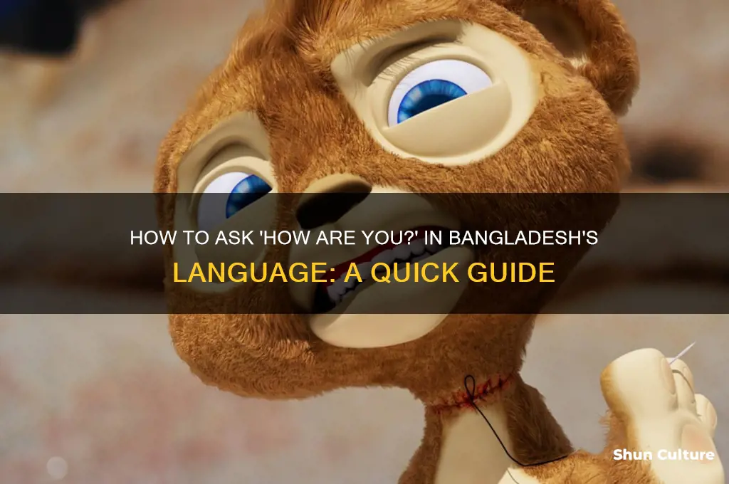 how are you in bangladesh language