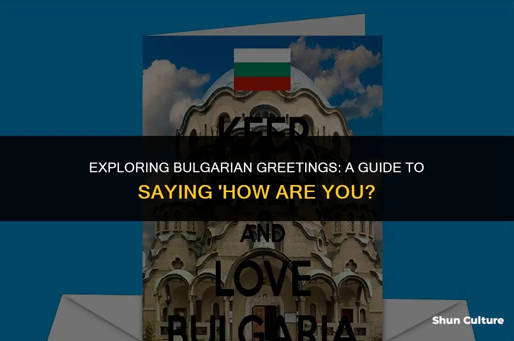how are you in bulgarian language