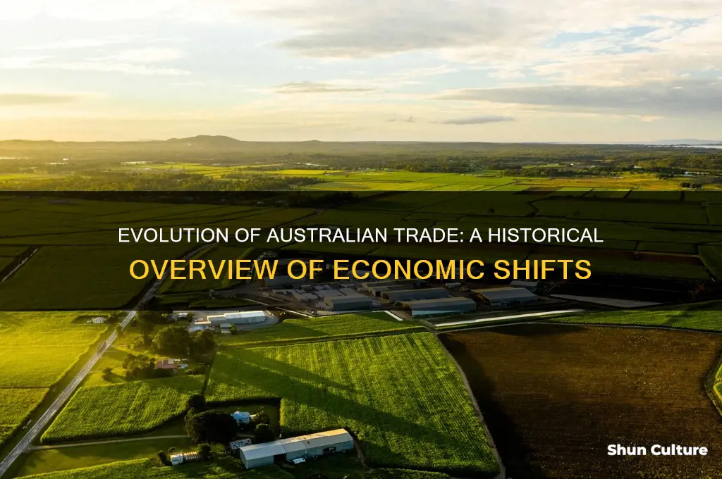 how australian trade has changed over the years