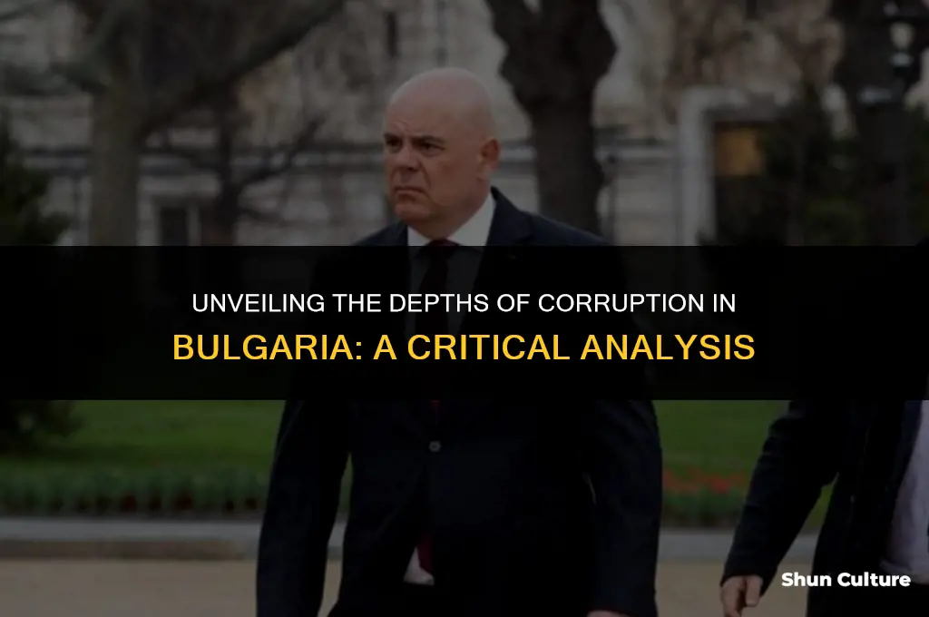 how bad is corruption in bulgaria