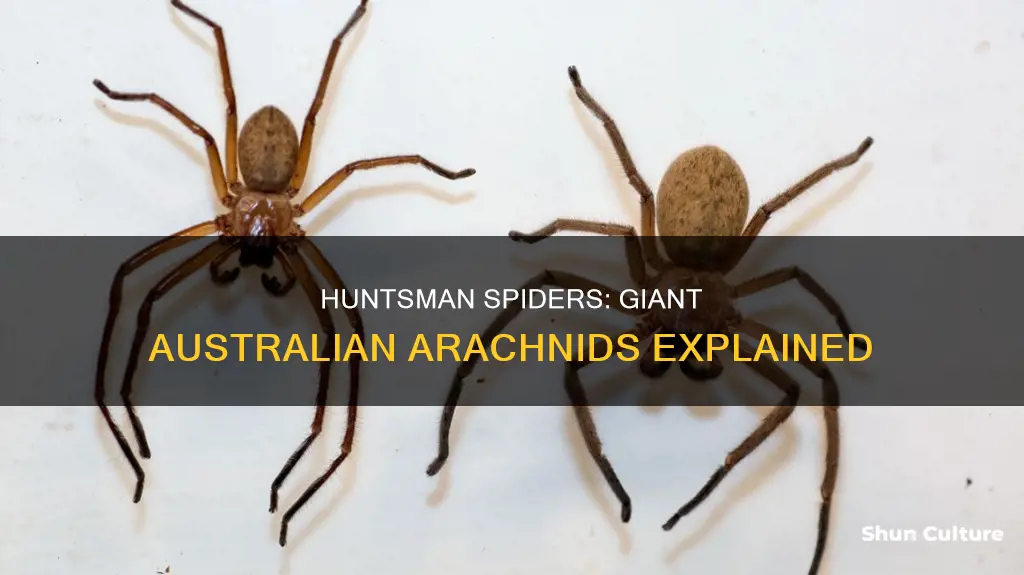 how big are australian huntsman spiders