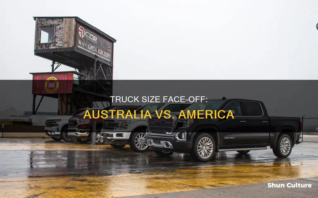 how big are australian trucks compared to american trucks