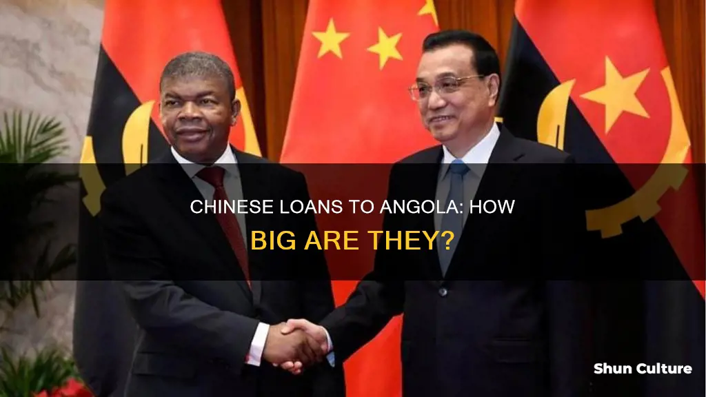 how big are chinese loans to angola