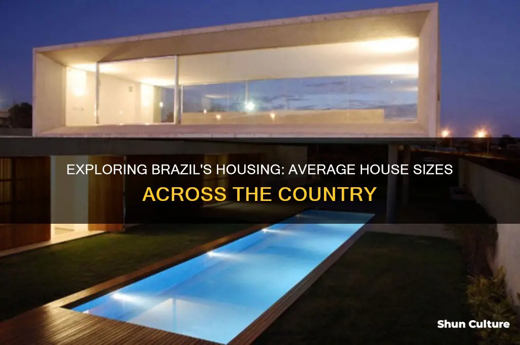 how big are the houses in brazil
