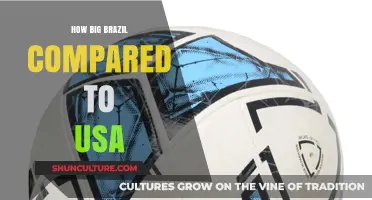 Brazil vs. USA: Size Comparison and Geographical Insights