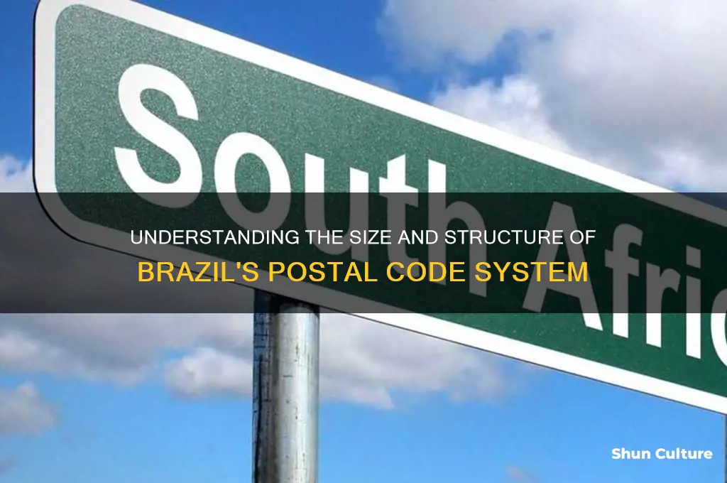 how big is a brazil postal codes