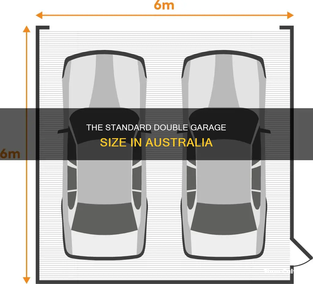 how big is a double garage in australia