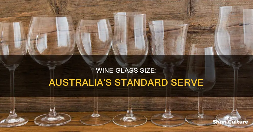 how big is a glass of wine in australia