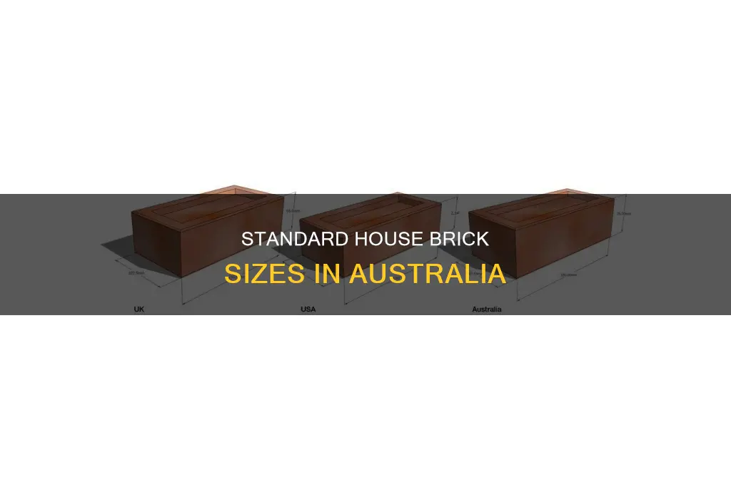 how big is a house brick australia