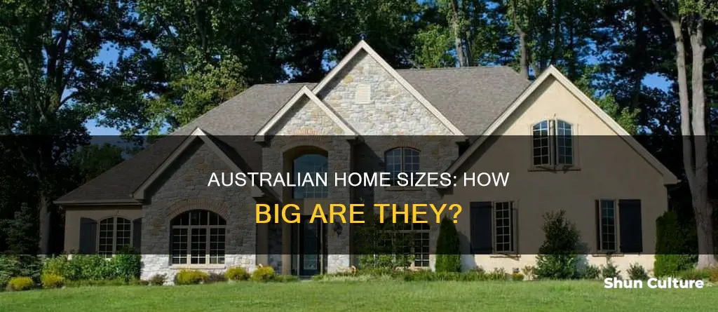 how big is a house square australia
