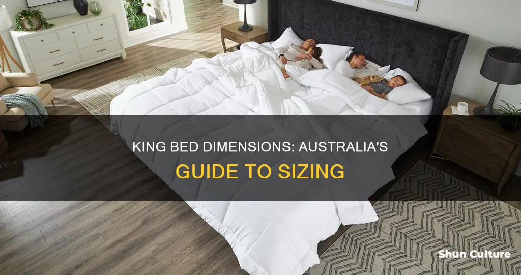 how big is a king bed australia