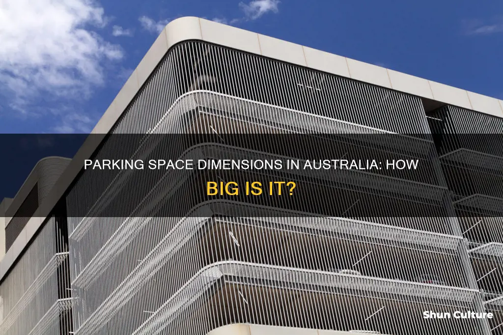 how big is a parking space australia