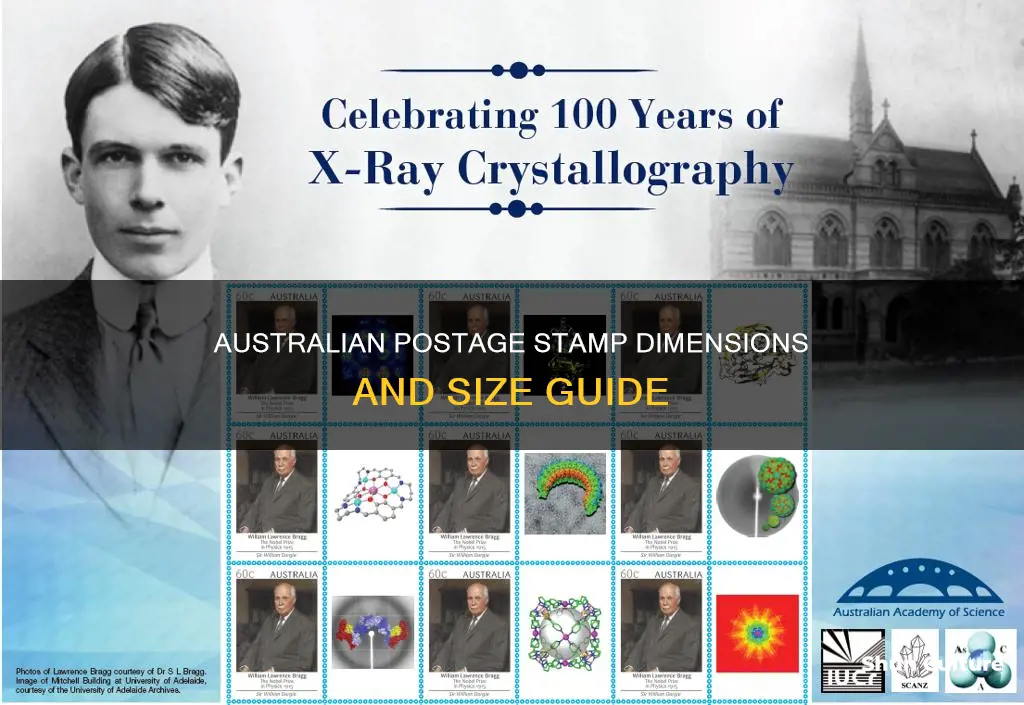 how big is a postage stamp australia
