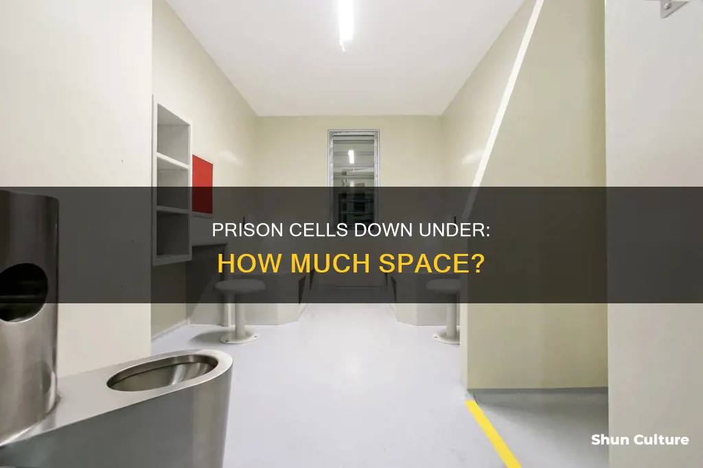 how big is a prison cell in australia