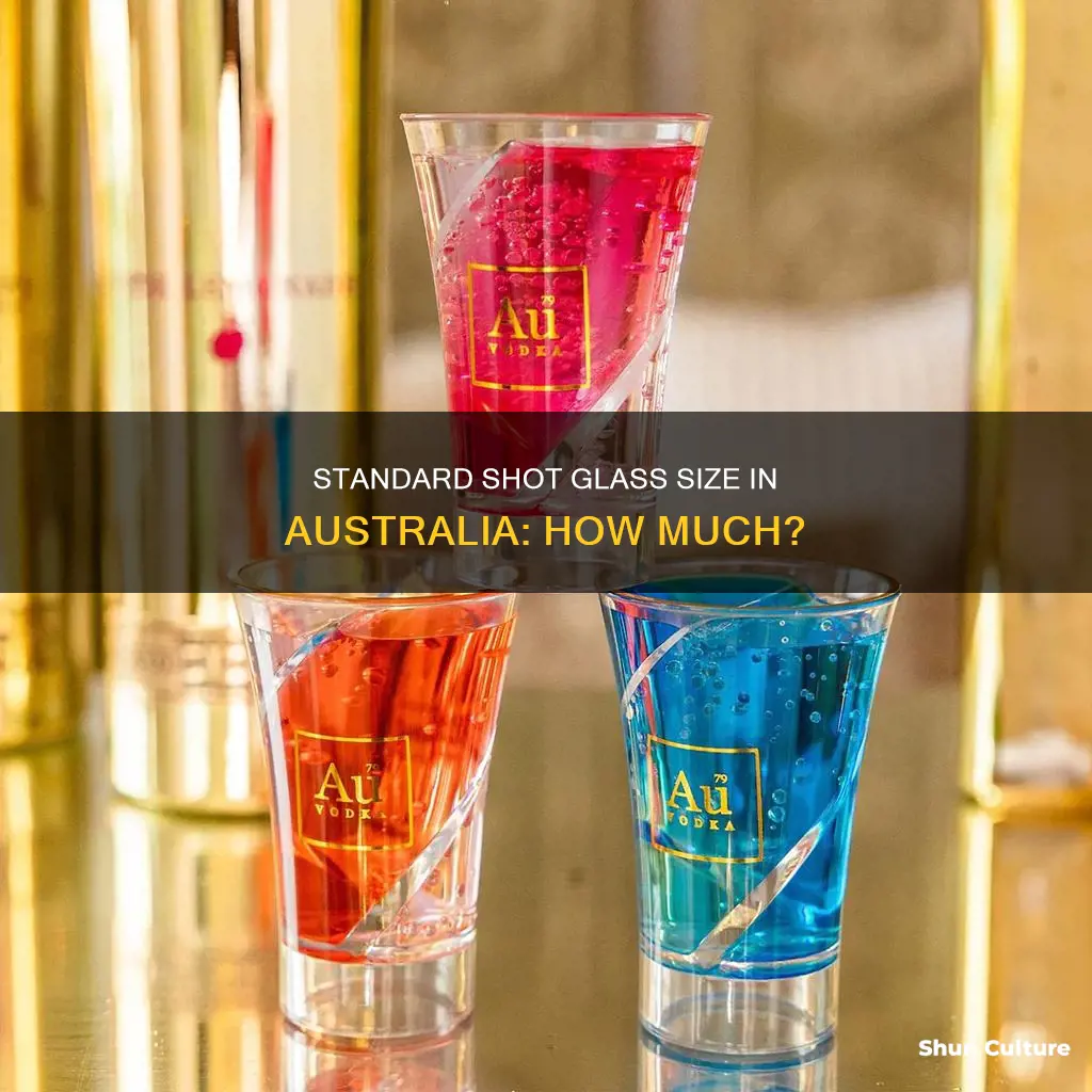 how big is a shot glass australia