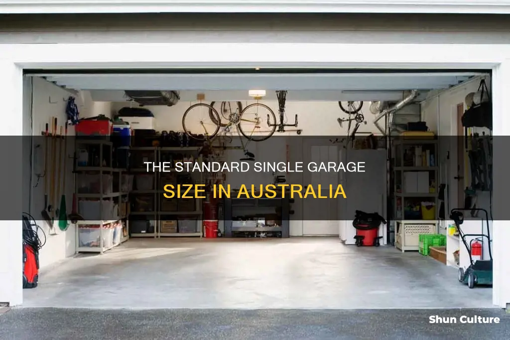 how big is a single garage australia