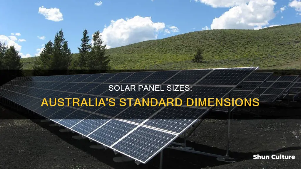 how big is a solar panel australia