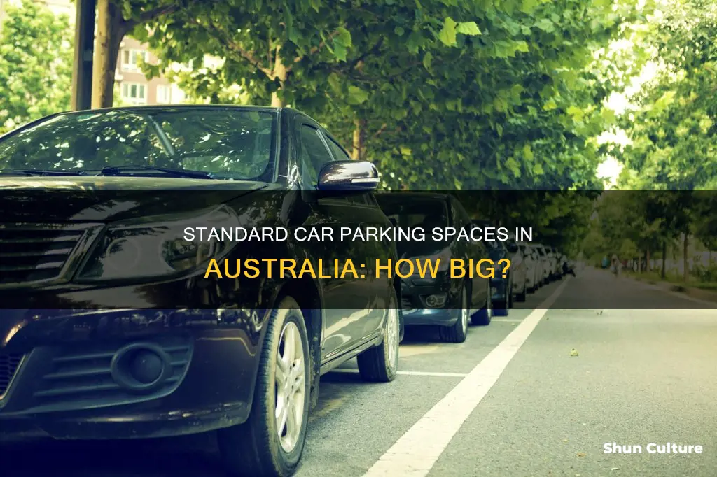 how big is a standard car parking space in australia