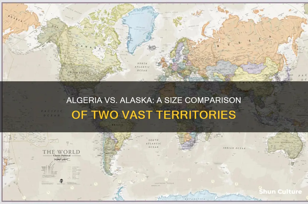 how big is algeria compared to alaska