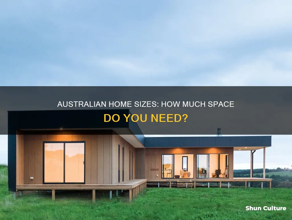 how big is an average house in australia