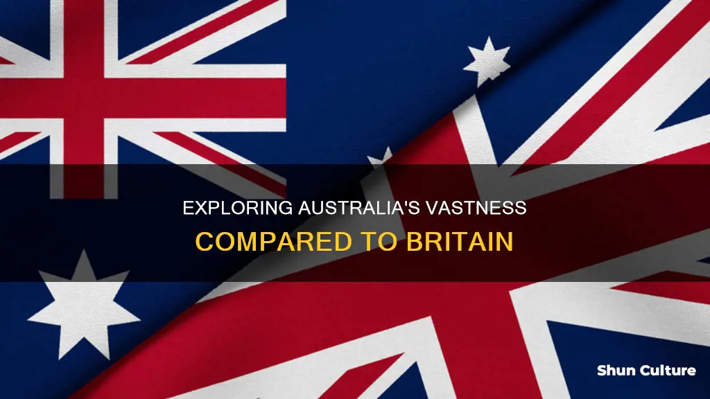 how big is australia compared to britain