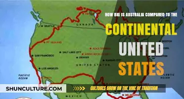 The Massive Difference in Size Between Australia and the US