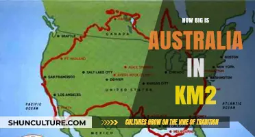 Australia's Vast Land: Size in Kilometers Explored