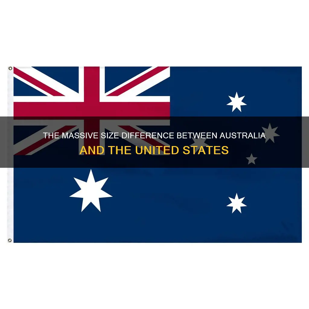 how big is australia vs united states