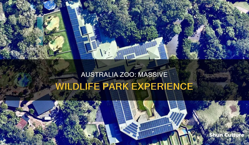 how big is australia zoo