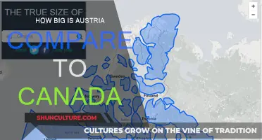 Austria vs Canada: A Size Comparison