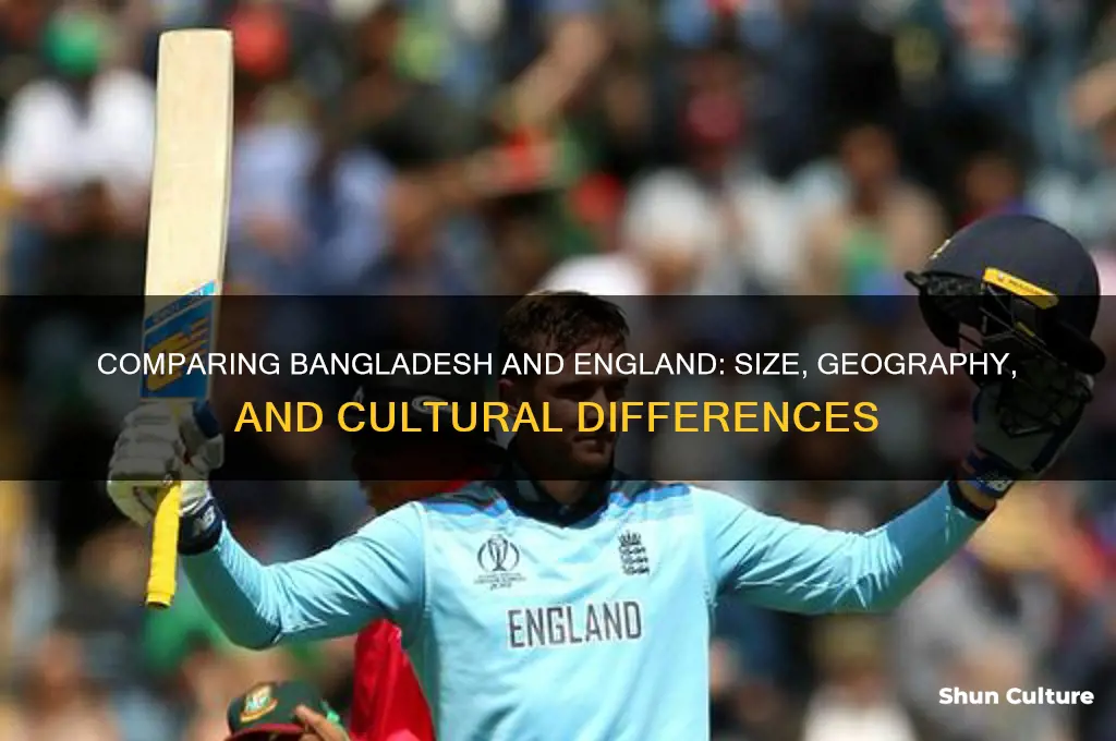 how big is bangladesh compared to england