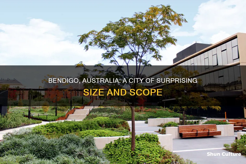 how big is bendigo australia