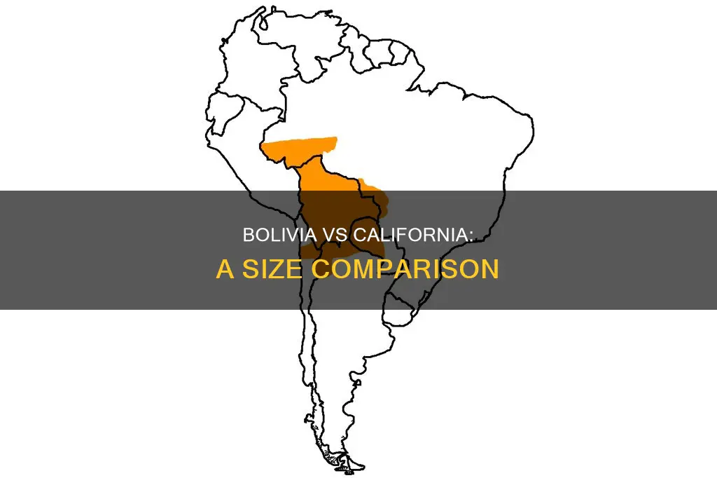 how big is bolivia compared to califroni