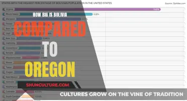 Exploring Oregon and Bolivia: A Size Comparison
