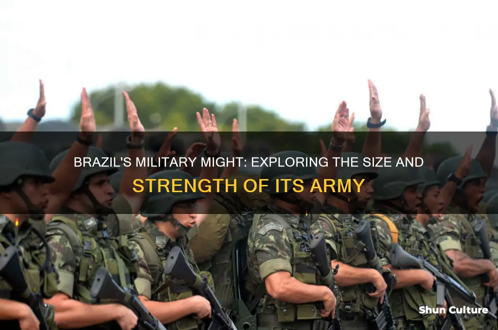 how big is brazil army