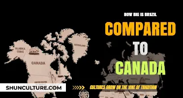 Brazil vs. Canada: A Size Comparison of Two Vast Nations