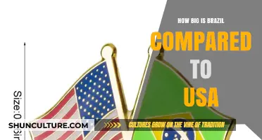 Brazil vs. USA: Size Comparison and Geographical Insights