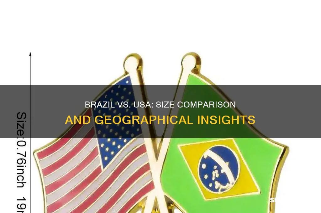 how big is brazil compared to usa