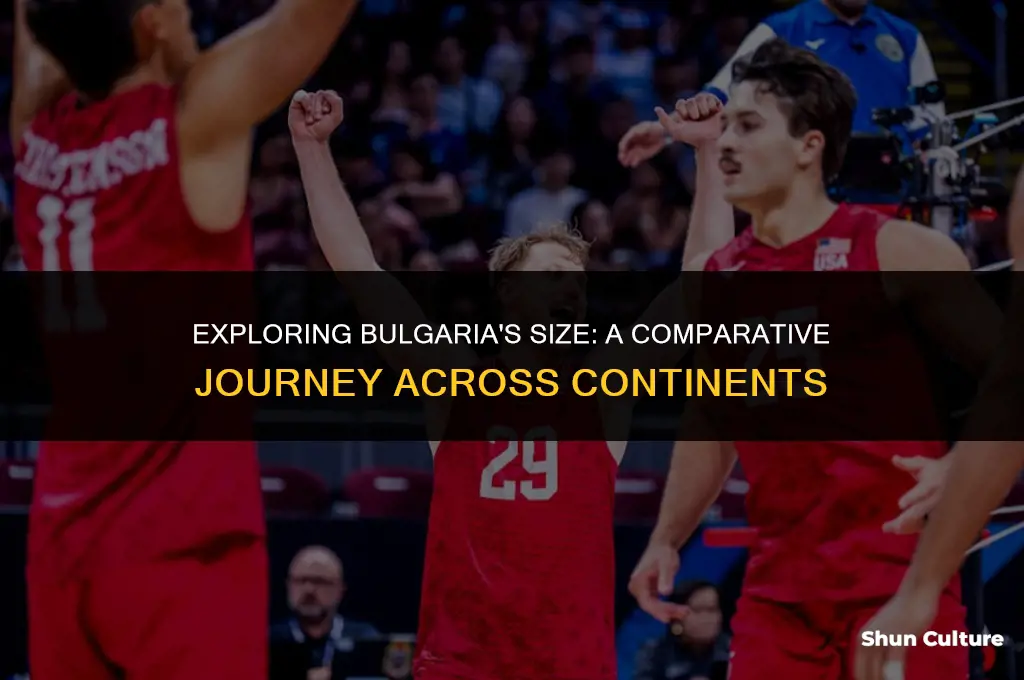 how big is bulgaria compared to america