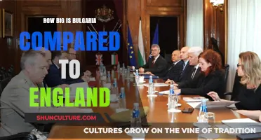 Comparing Bulgaria and England: A Tale of Two Nations' Sizes