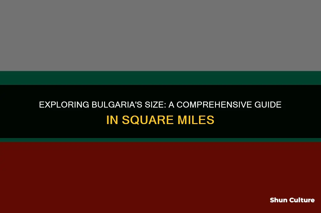 how big is bulgaria in square miles